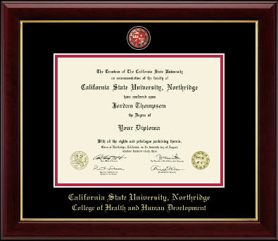 California State University Northridge diploma frame - Masterpiece Medallion Diploma Frame in Gallery