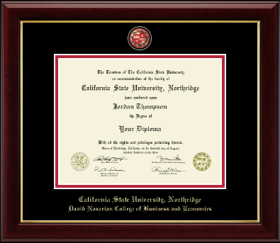 California State University Northridge diploma frame - Masterpiece Medallion Diploma Frame in Gallery