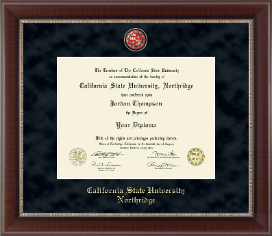 California State University Northridge diploma frame - Regal Edition Diploma Frame in Chateau