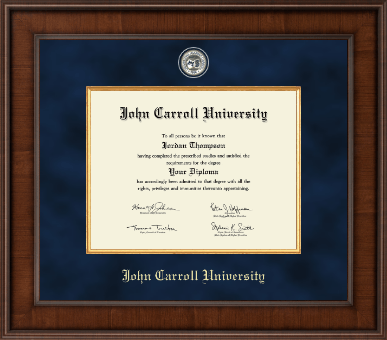 John Carroll University diploma frame - Presidential Masterpiece Diploma Frame in Madison