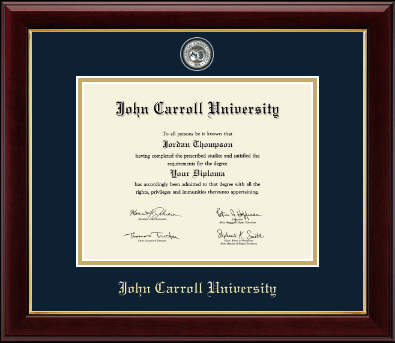 John Carroll University diploma frame - Masterpiece Medallion Diploma Frame in Gallery