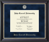 John Carroll University Regal Edition Diploma Frame in Noir