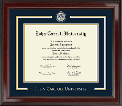 John Carroll University diploma frame - Showcase Edition Diploma Frame in Encore