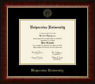 Valparaiso University diploma frame - Gold Embossed Diploma Frame in Murano