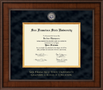 San Francisco State University diploma frame - Presidential Masterpiece Diploma Frame in Madison