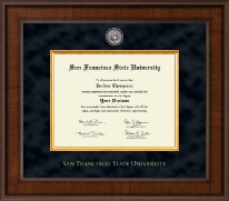 San Francisco State University Presidential Masterpiece Diploma Frame in Madison