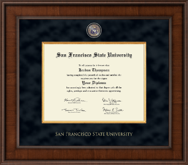 San Francisco State University diploma frame - Presidential Masterpiece Diploma Frame in Madison