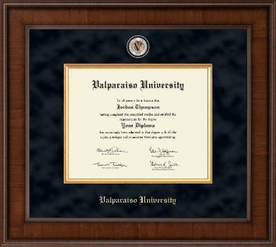 Valparaiso University diploma frame - Presidential Masterpiece Diploma Frame in Madison
