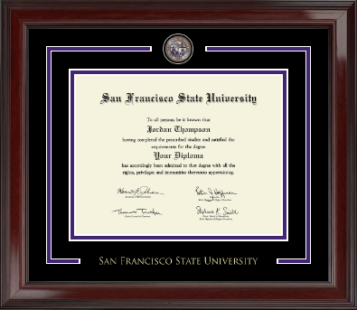 San Francisco State University diploma frame - Showcase Edition Diploma Frame in Encore