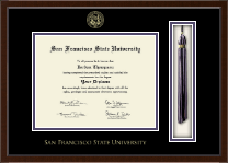 San Francisco State University diploma frame - Tassel & Cord Diploma Frame in Delta