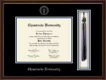 Chaminade University diploma frame - Tassel & Cord Diploma Frame in Delta