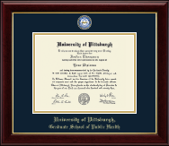 University of Pittsburgh Masterpiece Medallion Diploma Frame in Gallery