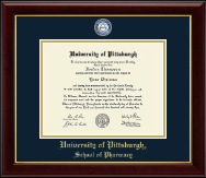 University of Pittsburgh diploma frame - Masterpiece Medallion Diploma Frame in Gallery