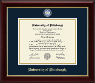 University of Pittsburgh diploma frame - Masterpiece Medallion Diploma Frame in Gallery