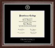 Providence College Silver Embossed Diploma Frame in Devonshire