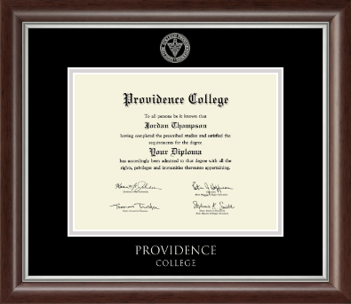 Providence College diploma frame - Silver Embossed Diploma Frame in Devonshire