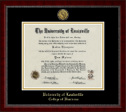 University of Louisville diploma frame - Gold Engraved Medallion Diploma Frame in Sutton