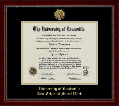 University of Louisville diploma frame - Gold Engraved Medallion Diploma Frame in Sutton