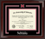 University of Nebraska diploma frame - Spirit Medallion Diploma Frame in Encore