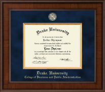 Drake University diploma frame - Presidential Masterpiece Diploma Frame in Madison