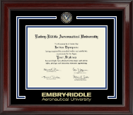 Embry-Riddle Aeronautical University diploma frame - Showcase Edition Diploma Frame in Encore