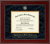 Appalachian State University Presidential Masterpiece Diploma Frame in Jefferson