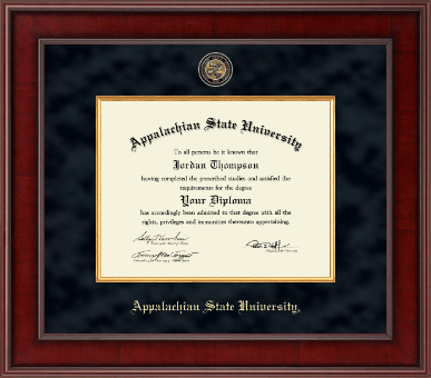 Appalachian State University diploma frame - Presidential Masterpiece Diploma Frame in Jefferson