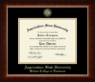 Appalachian State University Masterpiece Medallion Diploma Frame in Murano