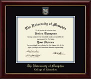 The University of Memphis diploma frame - Masterpiece Medallion Diploma Frame in Gallery