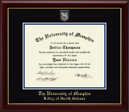 The University of Memphis diploma frame - Masterpiece Medallion Diploma Frame in Gallery