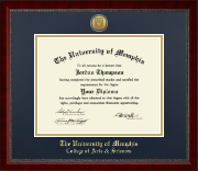 The University of Memphis diploma frame - Gold Engraved Medallion Diploma Frame in Sutton