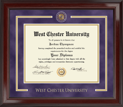 West Chester University diploma frame - Showcase Edition Diploma Frame in Encore