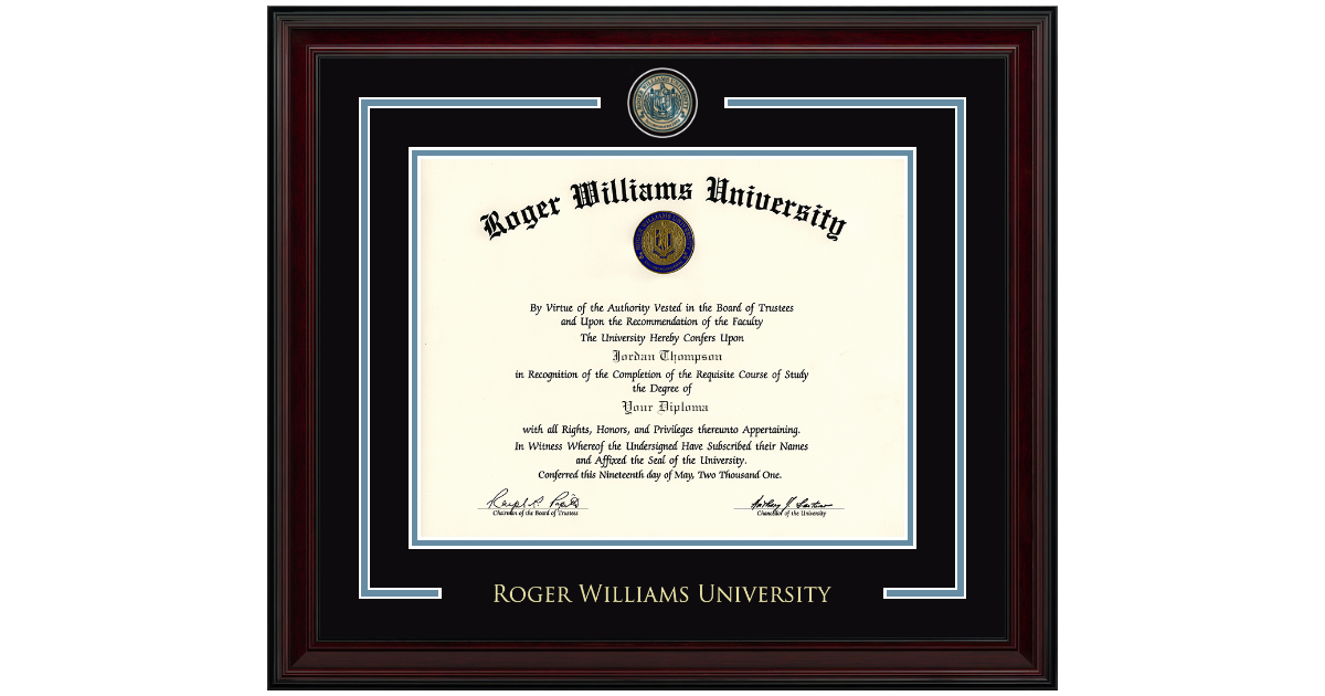 Showcase Edition Diploma Frame in Encore Roger Williams - Item #342229