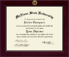 McNeese State University diploma frame - Century Gold Engraved Diploma Frame in Cordova