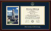 University of Pittsburgh diploma frame - Campus Scene Diploma Frame in Galleria