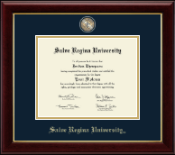 Salve Regina University diploma frame - Masterpiece Medallion Diploma Frame in Gallery