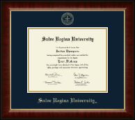 Salve Regina University diploma frame - Gold Embossed Diploma Frame in Murano