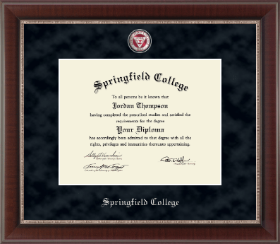 Springfield College diploma frame - Regal Edition Diploma Frame in Chateau