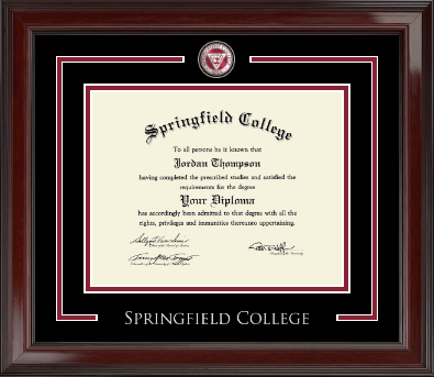Springfield College diploma frame - Showcase Edition Diploma Frame in Encore