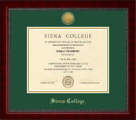 Siena College diploma frame - Gold Engraved Medallion Diploma Frame in Sutton