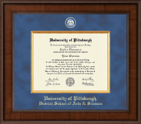 University of Pittsburgh Presidential Masterpiece Diploma Frame in Madison