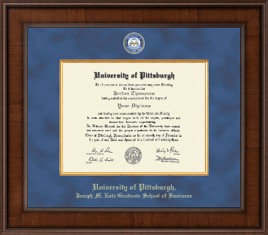 University of Pittsburgh diploma frame - Presidential Masterpiece Diploma Frame in Madison