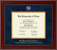 The University of Tulsa diploma frame - Presidential Masterpiece Diploma Frame in Jefferson