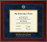 The University of Tulsa diploma frame - Presidential Masterpiece Diploma Frame in Jefferson