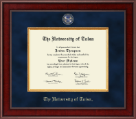 The University of Tulsa Presidential Masterpiece Diploma Frame in Jefferson