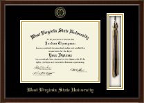 West Virginia State University diploma frame - Tassel & Cord Diploma Frame in Delta