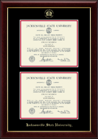 Double Diploma Frame