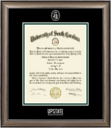 University of South Carolina Upstate Silver Embossed Diploma Frame in Easton