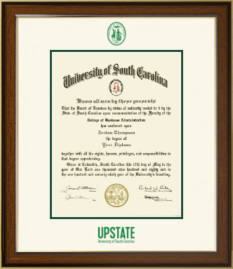 University of South Carolina Upstate diploma frame - Dimensions Diploma Frame in Westwood