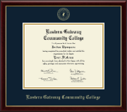Eastern Gateway Community College diploma frame - Gold Embossed Diploma Frame in Galleria